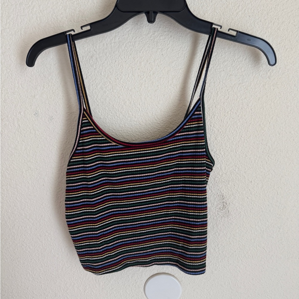 AE - Striped Multicolor Ribbed Tank Top